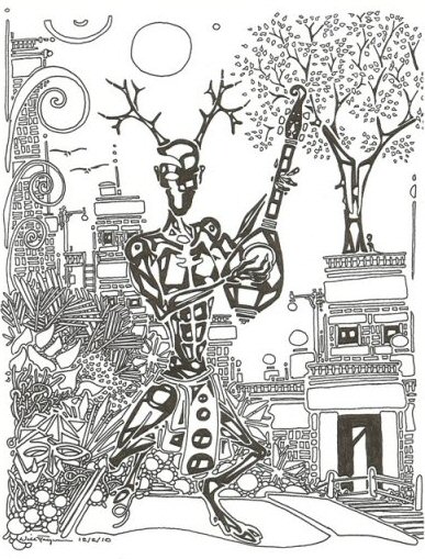 Artwork: The Wild Musician by Will Jacques
