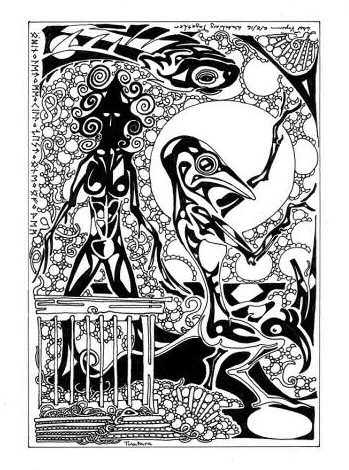 Watching Together Drawing Will Jacques