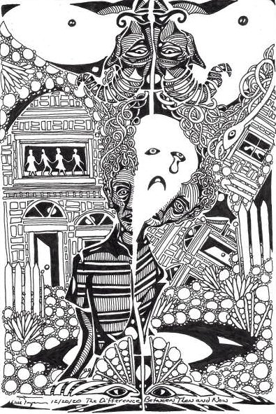 Artwork: The Difference Between Then and Now by Will Jacques