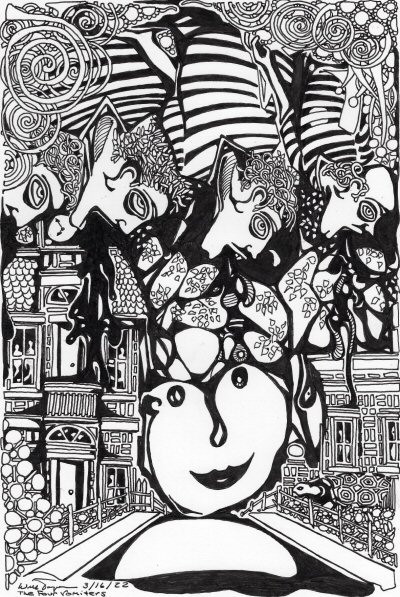 Artwork: The Four Vomiters by Will Jacques 