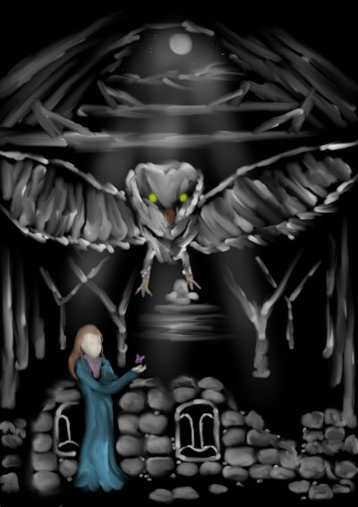 Artwork: Awakening of the Moon Owl by Christopher Collingwood