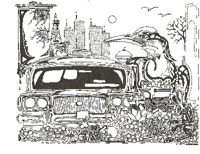 Art A Hearse in the Alley by Will Jacques